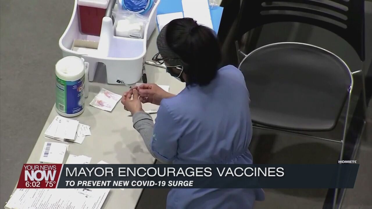 Lima Mayor Berger encouraging residents to get vaccinated to avoid additional surge in COVID-19 cases